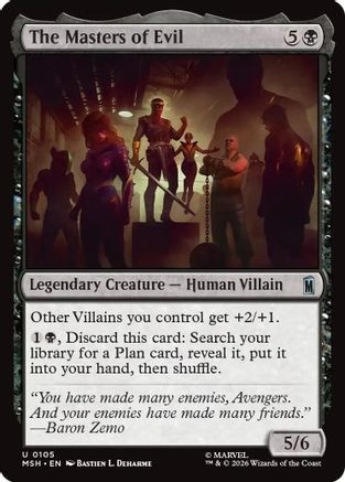 The Masters of Evil (MSH-105) - Marvel Super Heroes Foil、Wizards of the Coast、kayou