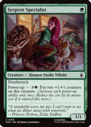 Serpent Specialist (MSH-186) - Marvel Super Heroes Foil、Wizards of the Coast、kayou