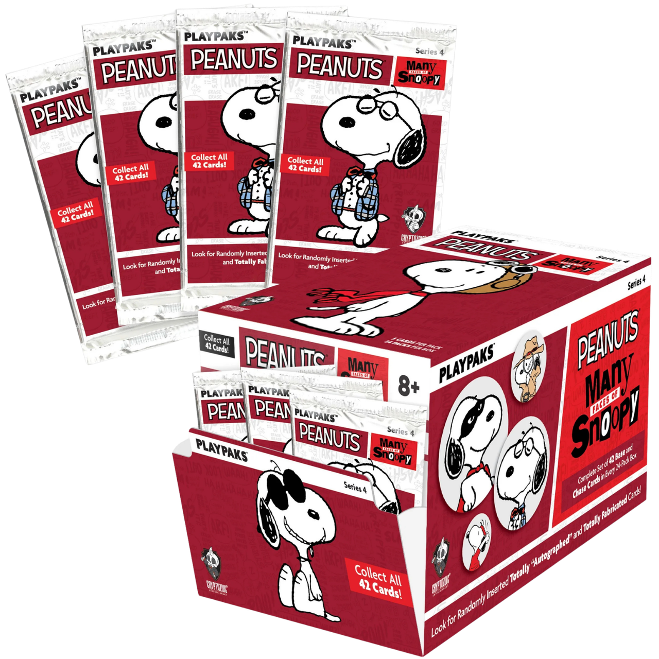 Peanuts Playpaks: Many Faces of Snoopy - Display (24) (PREORDER)、Cryptozoic、kayou