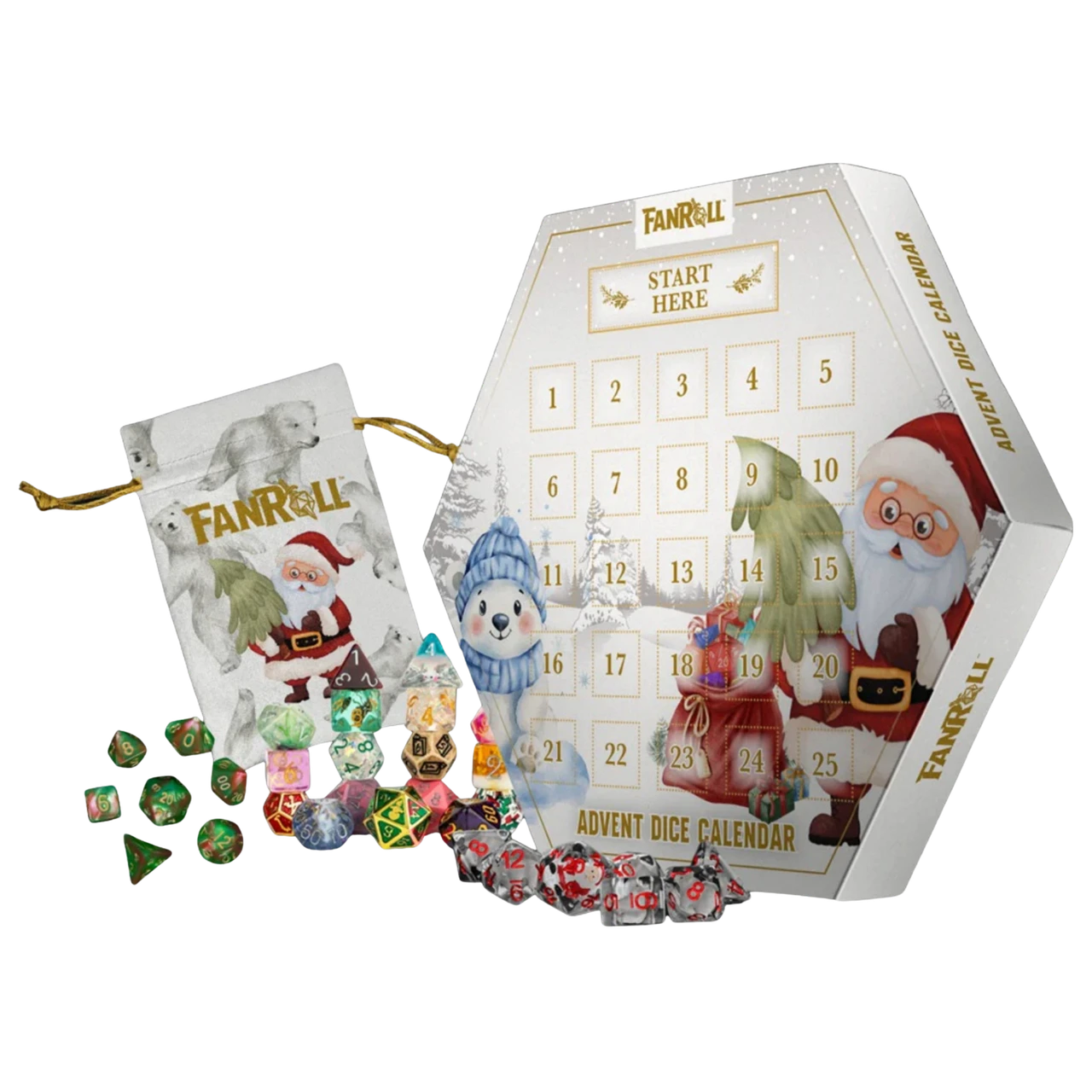 FanRoll: Holiday 2026 - Advent Dice Calendar (PREORDER)、FanRoll、kayou