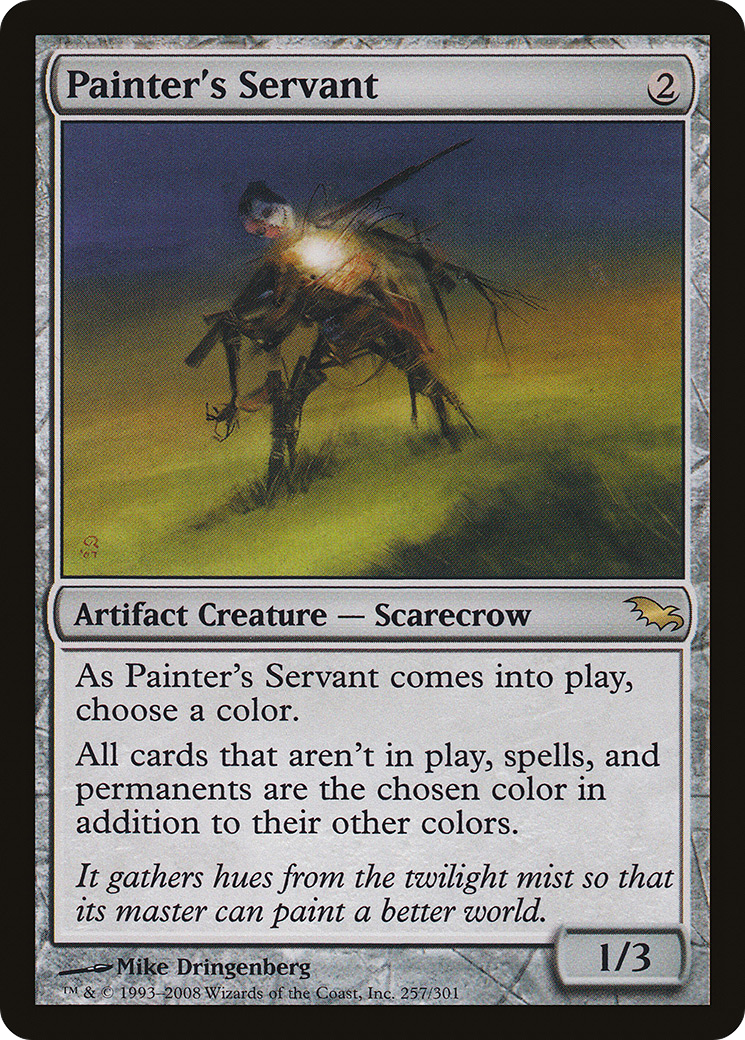Painter's Servant (SHM-257) - Shadowmoor (MP)、Wizards of the Coast、kayou
