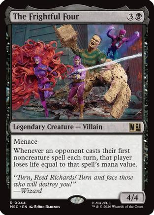 The Frightful Four (Surge Foil) (MSC-044) - Commander: Marvel Super Heroes Foil、Wizards of the Coast、kayou