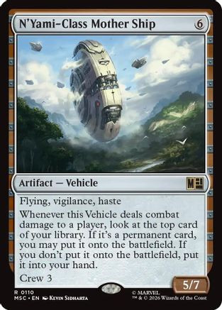 N'Yami-Class Mother Ship (MSC-110) - Commander: Marvel Super Heroes、Wizards of the Coast、kayou