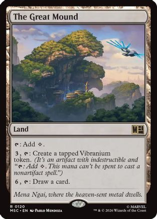 The Great Mound (Surge Foil) (MSC-120) - Commander: Marvel Super