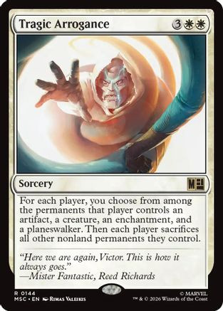 Tragic Arrogance (MSC-144) - Commander: Marvel Super Heroes、Wizards of the Coast、kayou