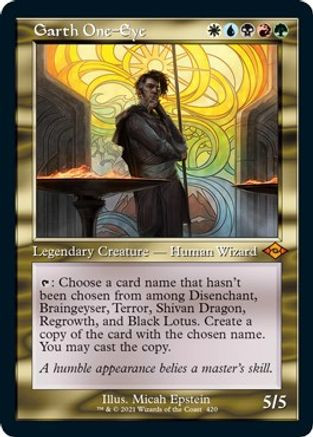 Garth One-Eye (Retro Frame) (Foil Etched) (MH2-420) - Modern Horizons 2 Foil、Wizards of the Coast、kayou