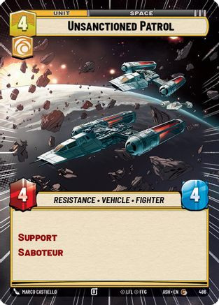 Unsanctioned Patrol (Hyperspace) (486) - Ashes of the Empire、Fantasy Flight Games、kayou
