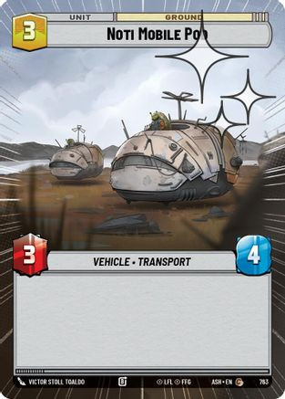 Noti Mobile Pod (Hyperspace Foil) (763) - Ashes of the Empire Foil、Fantasy Flight Games、kayou