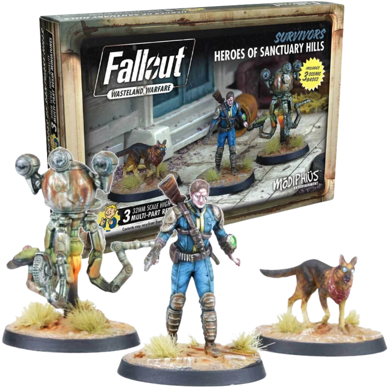 Fallout: Wasteland Warfare - Survivors Heroes of Sanctuary Hills、Modiphius、kayou