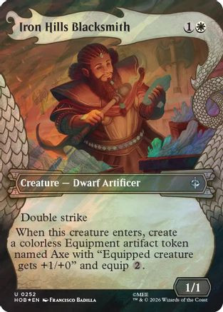Iron Hills Blacksmith (Showcase) (Surge Foil) (HOB-252) - The Hobbit Foil、Wizards of the Coast、kayou