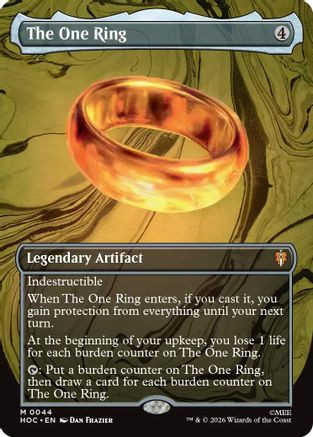 The One Ring (Borderless) (HOC-044) - The Hobbit、Wizards of the Coast、kayou