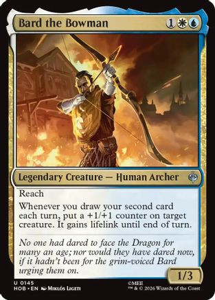 Bard the Bowman (HOB-145) - The Hobbit Foil、Wizards of the Coast、kayou