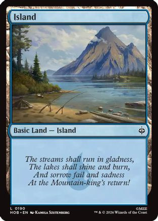 Island (0190) (HOB-190) - The Hobbit、Wizards of the Coast、kayou