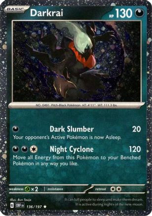 Darkrai (Cosmos Holo) 136 - Miscellaneous Cards Products Holofoil、The Pokémon Company、kayou