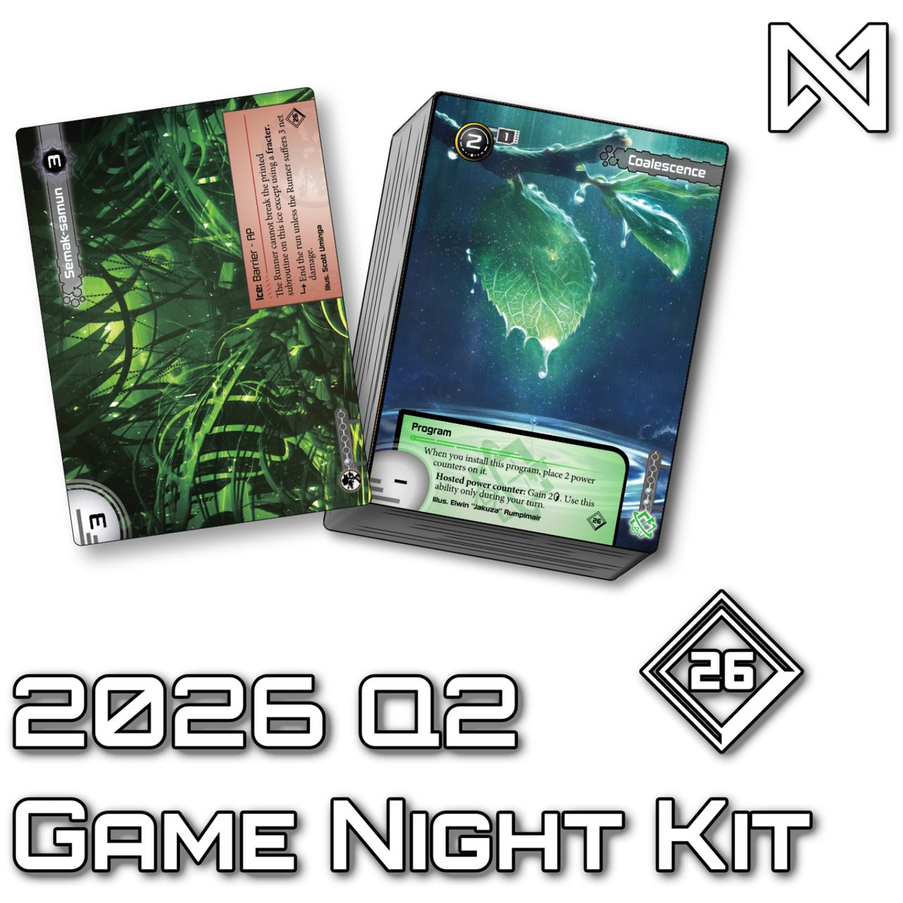 (Netrunner Compatible) Game Night Kit 2026 Q2、Null Signal Games、kayou