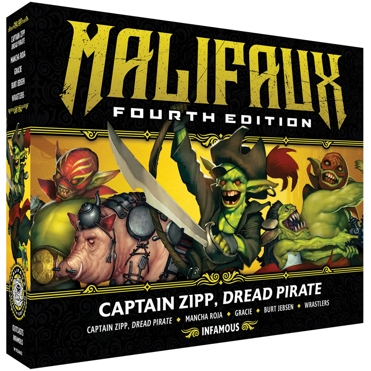 Malifaux 4E: Captain Zipp, Dread Pirate - Game Nerdz