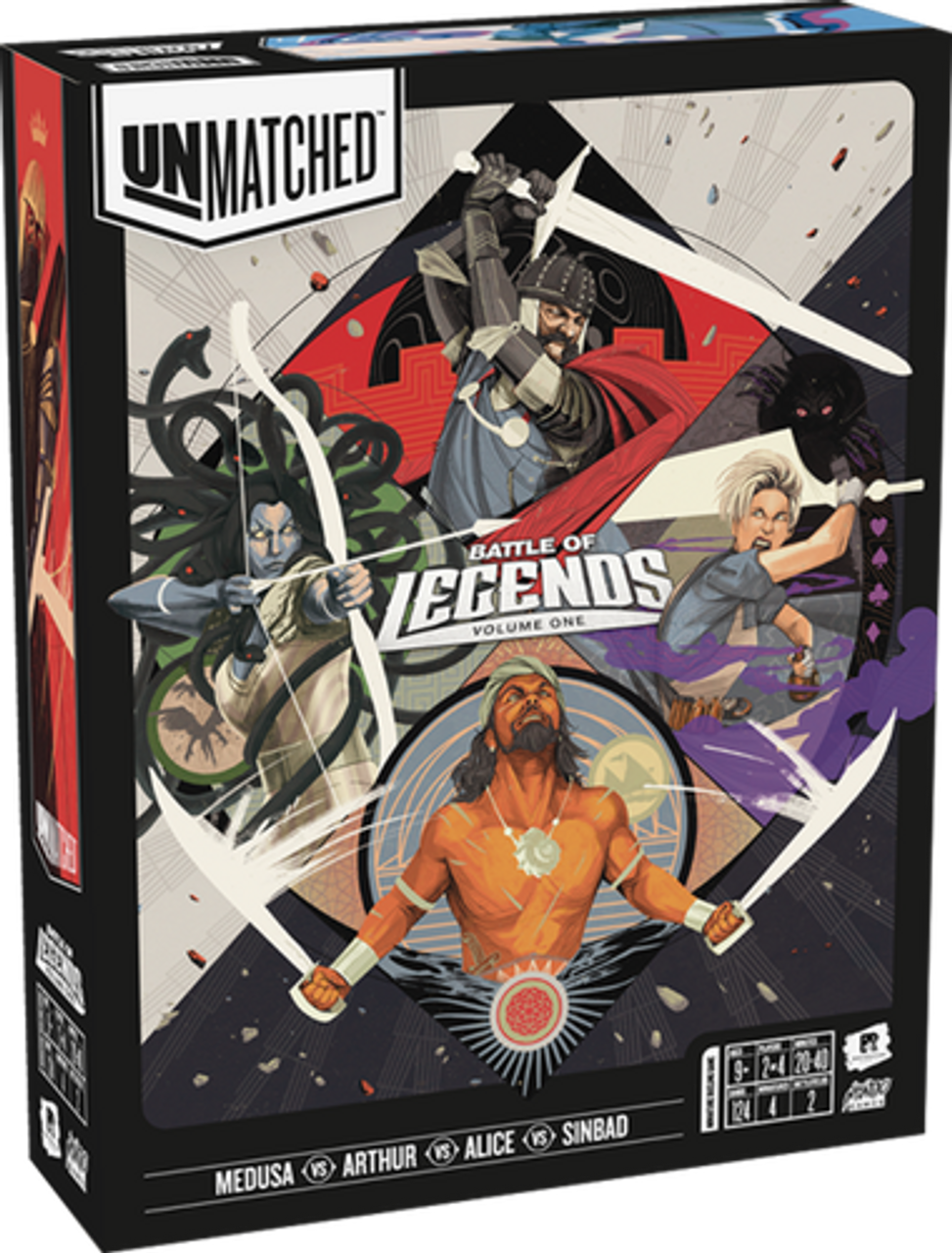 Unmatched Battle of Legends Vol.1 + Chapeuzinho e Beowulf Jogo de