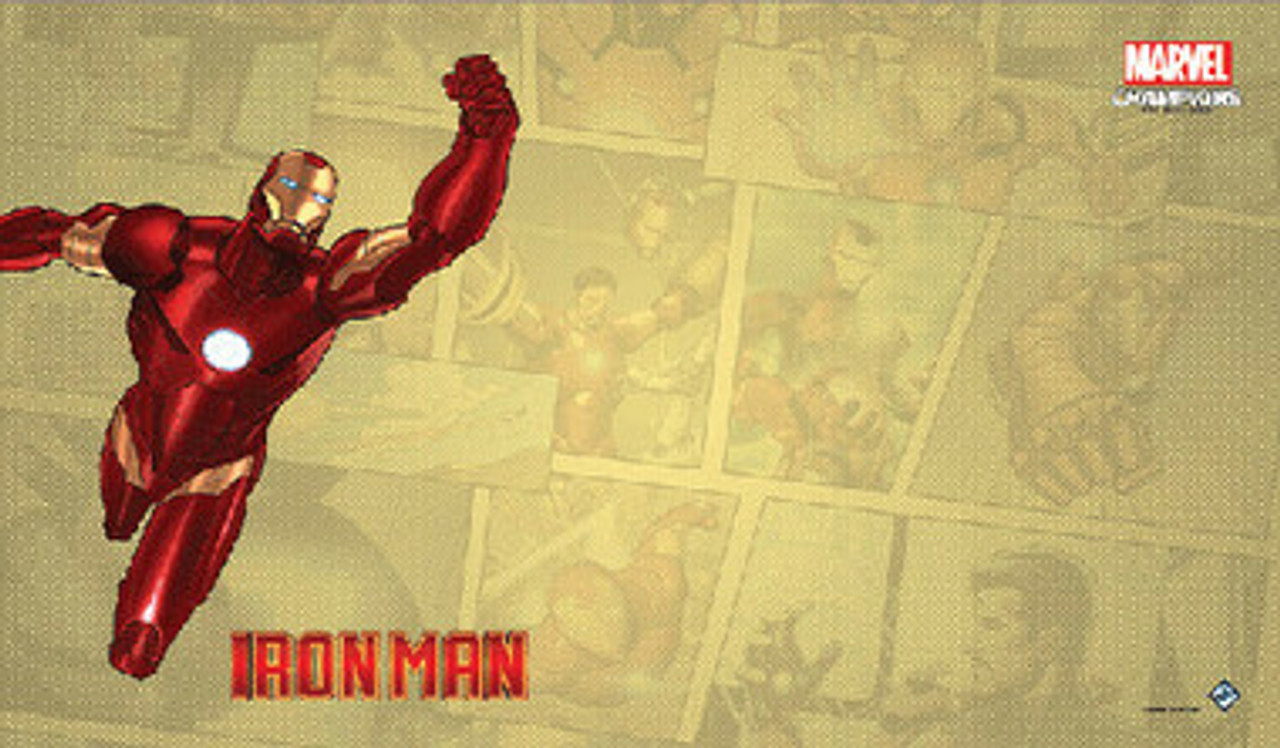 Rejse tiltale Fremkald at straffe Marvel Champions LCG - Iron Man Game Mat (FFG Version) - Game Nerdz