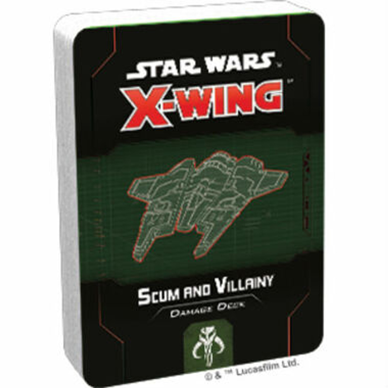 Star Wars X Wing 2nd Edition Scum and Villainy Damage Deck Game