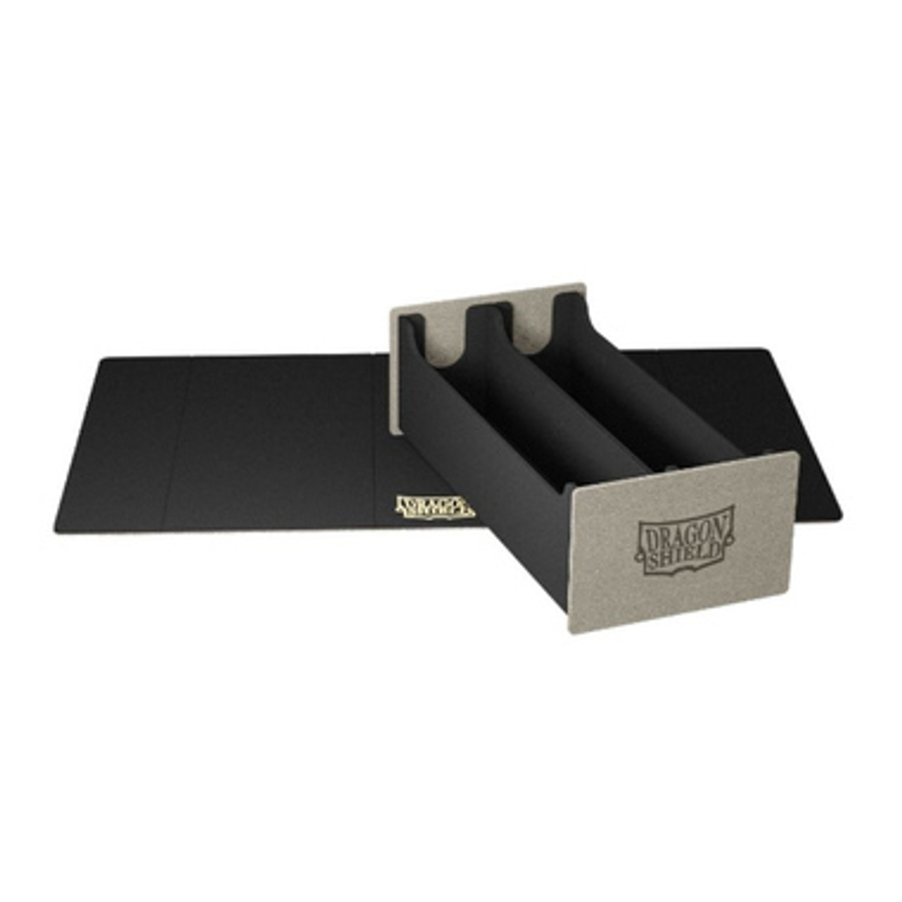 Dragon Shield: Magic Carpet XL - Double Deck Tray & Playmat (Light Grey ...