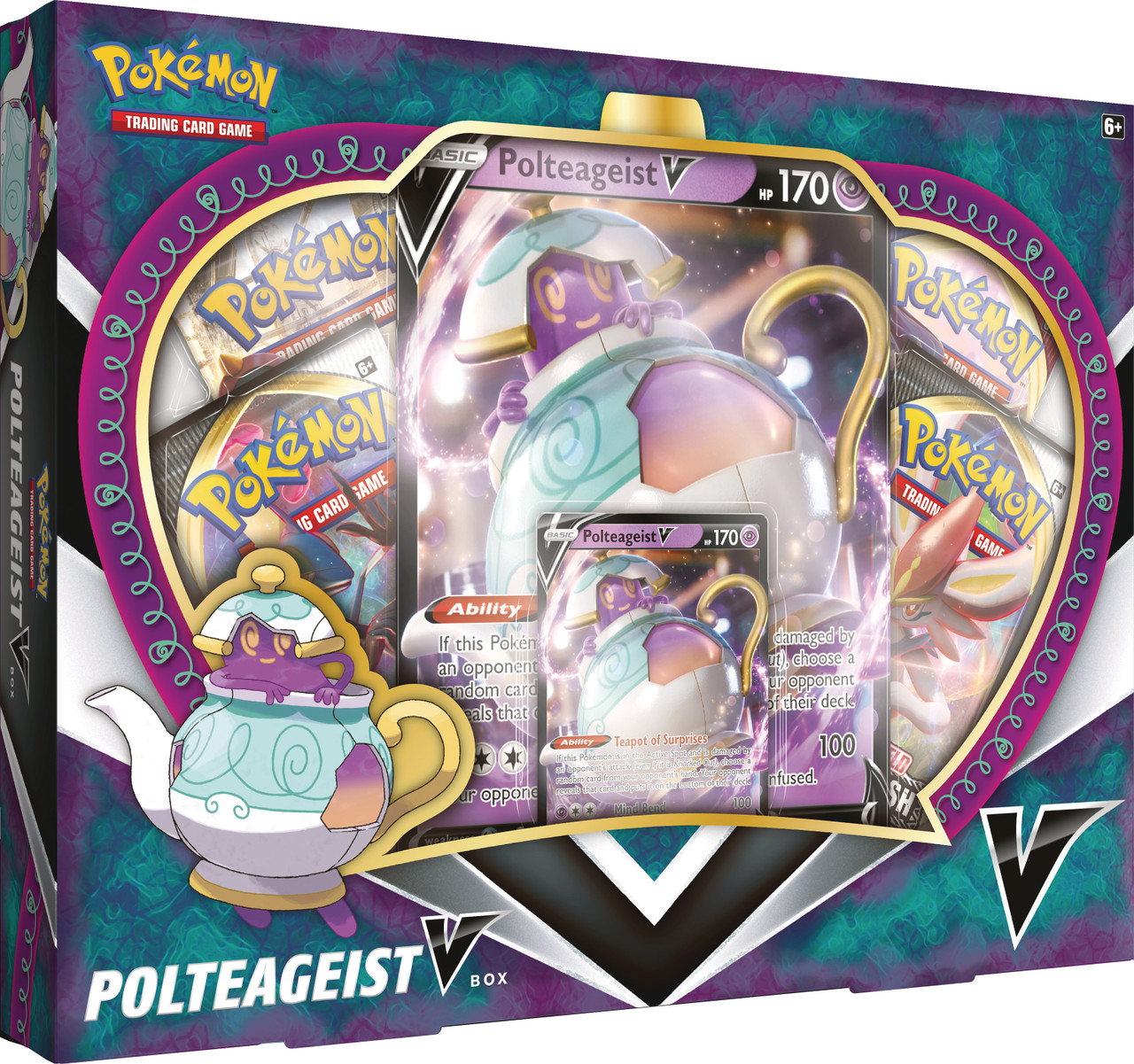 Wallpaper Pokemon Sword Shield Polteageist V Box Game Nerdz For Android
