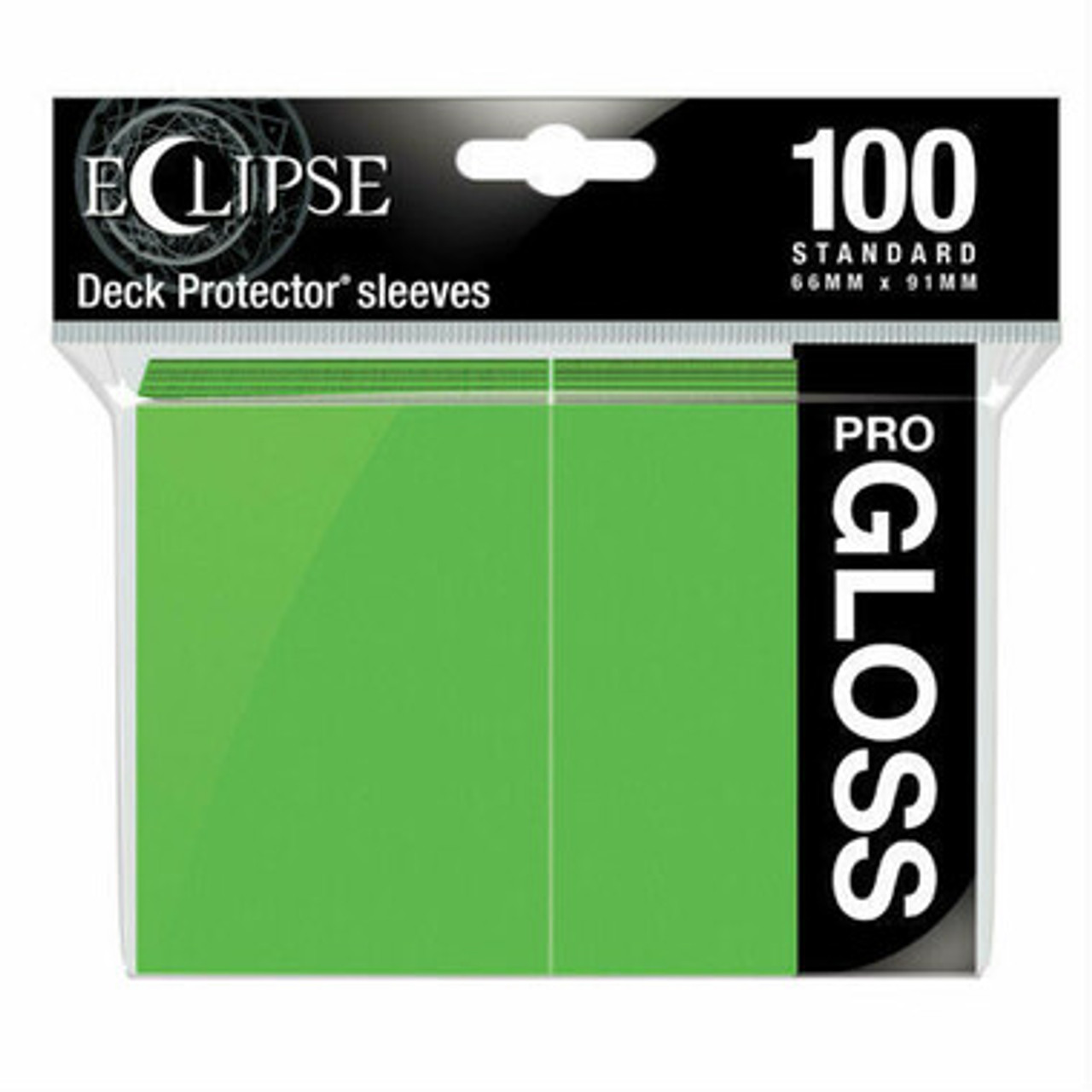 Ultra Pro Sleeves: Lime Green - Eclipse Gloss (100ct) - Game Nerdz