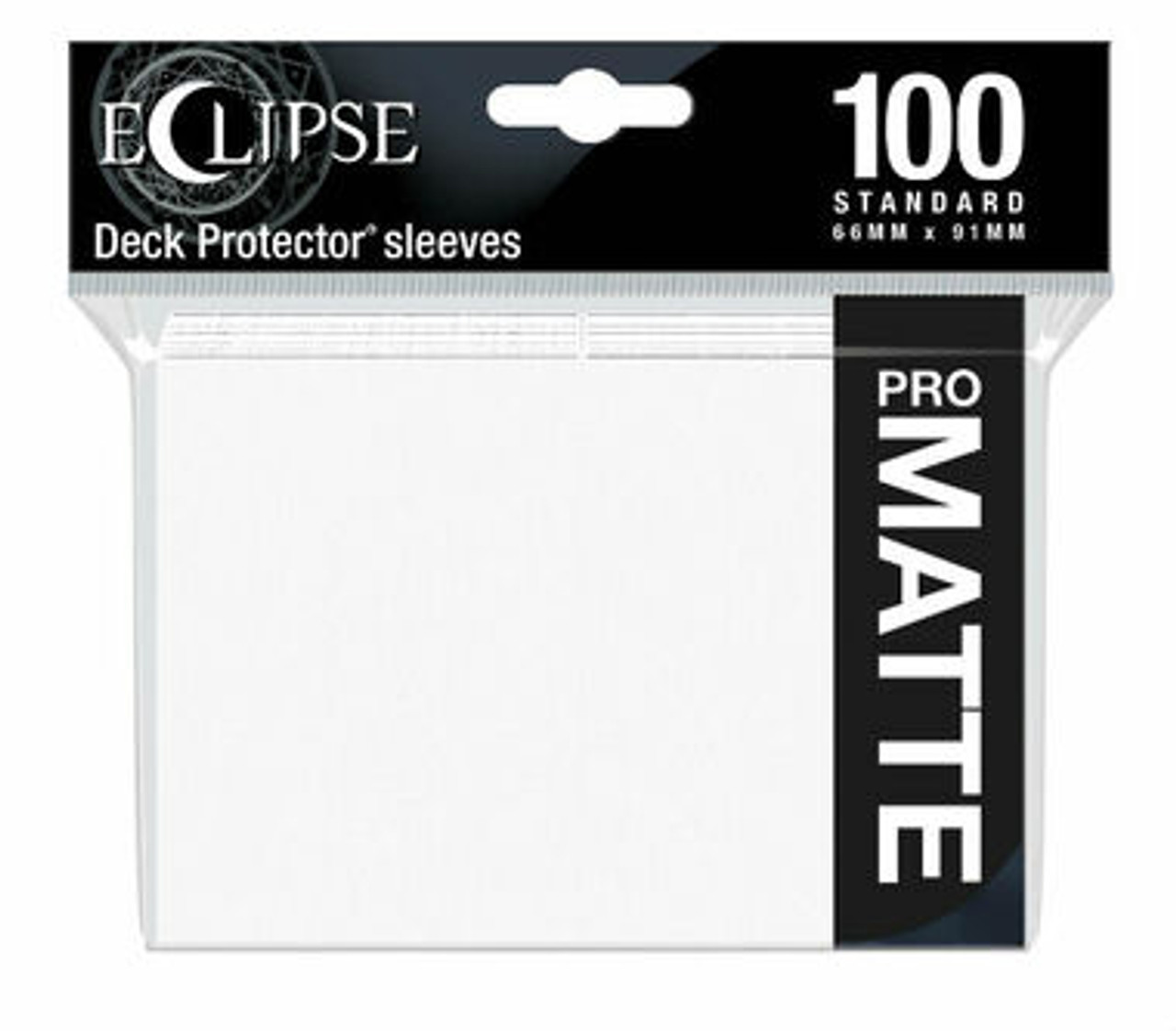 Ultra Pro Sleeves: Arctic White - Eclipse PRO-Matte (100ct) - Game