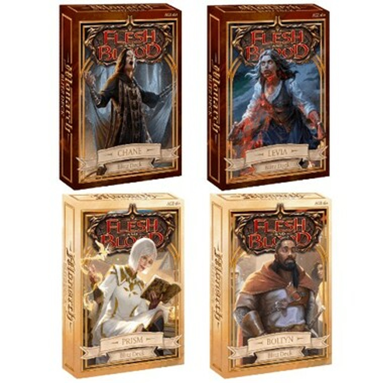 Flesh & Blood TCG: Monarch Blitz Deck (Set of 4) 1st Edition