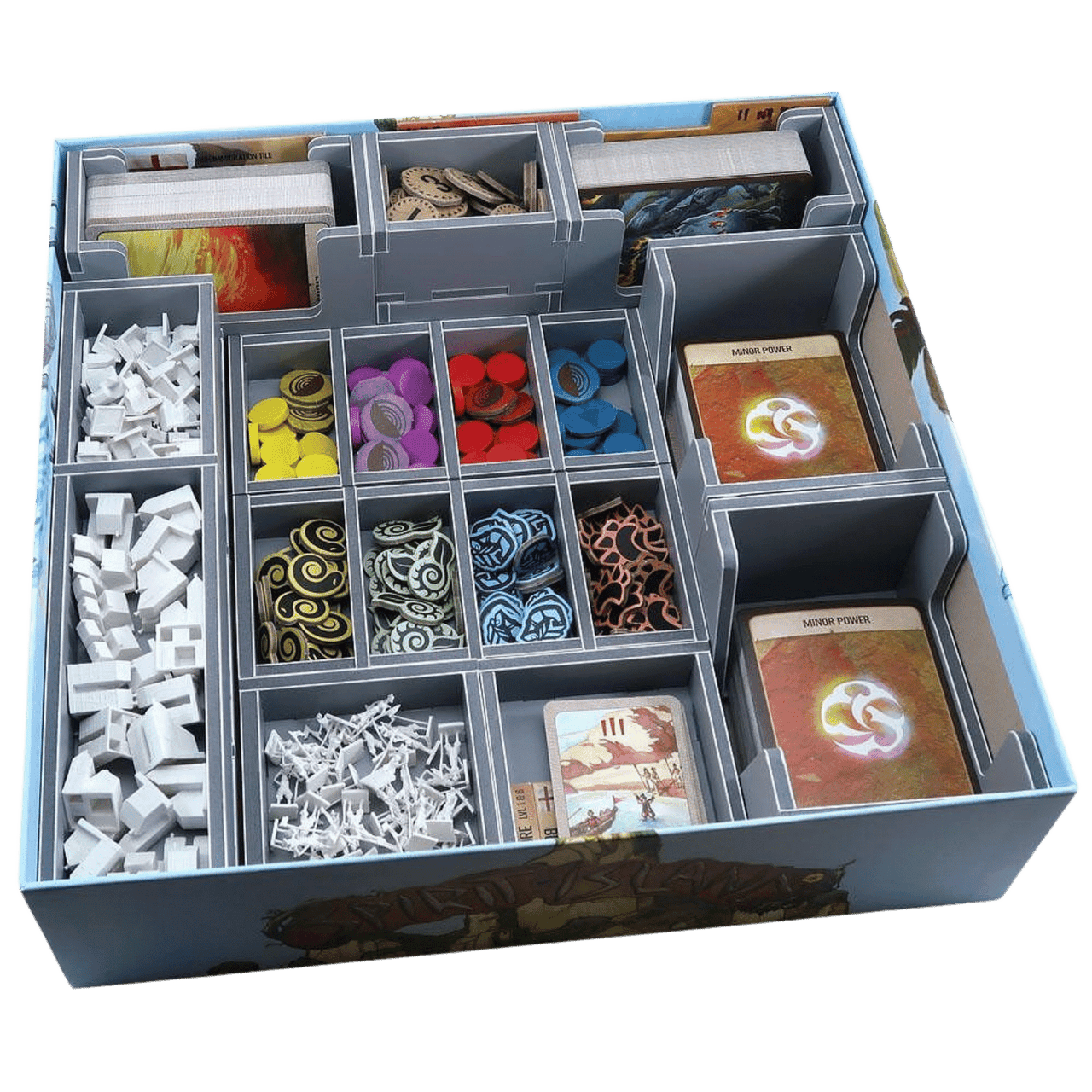 Box Insert: Spirit Island and Branch & Claw Expansion / Jagged