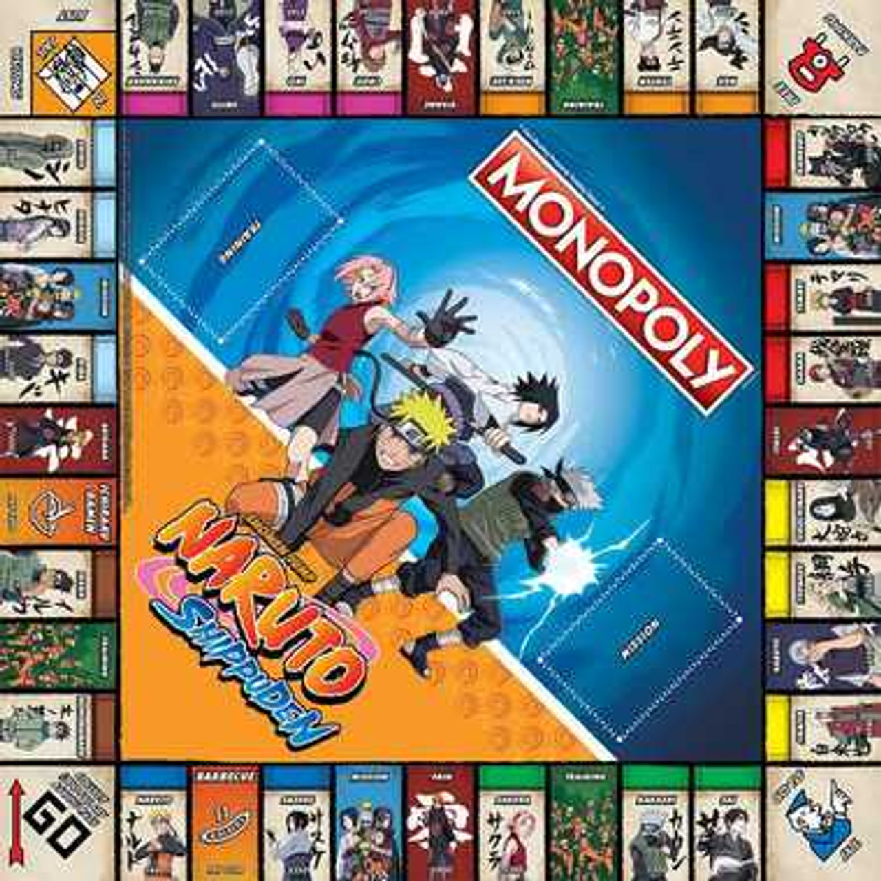 USAOPOLY Monopoly Naruto | Collectible Monopoly Game Featuring Japanese  Manga Series | Familiar Locations and Iconic Moments from The Anime Show,  Multicolor : Amazon.co.uk: Toys & Games