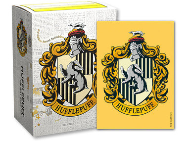 Dragon Shield: Harry Potter Hufflepuff - Art, Brushed Card Sleeves (100ct)  - Game Nerdz