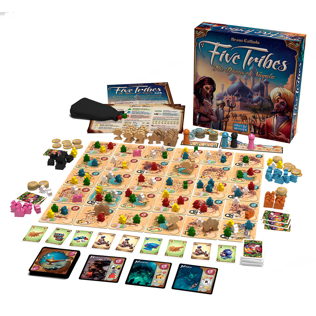 Days Of Wonder Five Tribes: The Djinns Of Naqala Board Game Small World, Welcome Board, Game