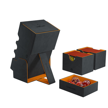 Gamegenic Deck Box: Stronghold 200+ XL Convertible (Black/Orange ...