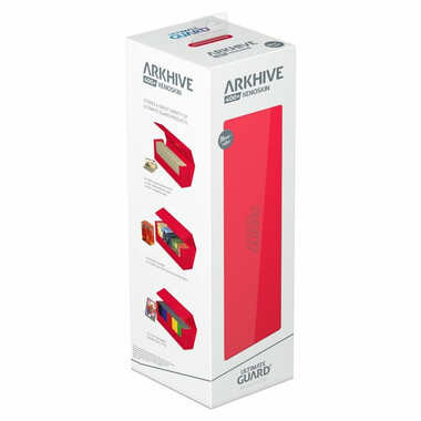 Ultimate Guard: ArkHive 400+ XenoSkin Monocolor - Red - Game Nerdz