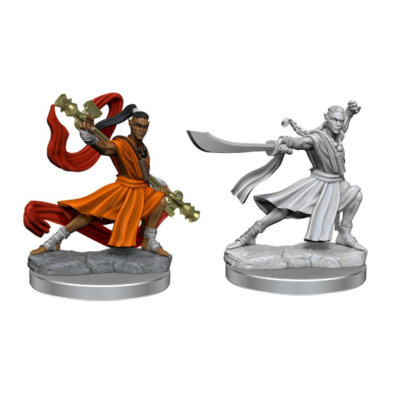 Dungeons & Dragons Miniatures: Frameworks - Male Elf Monk (Wave 1