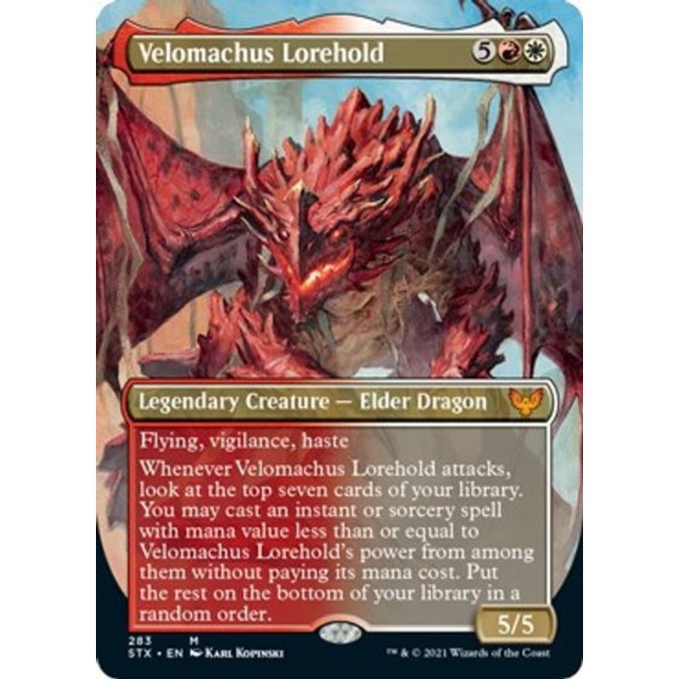 Velomachus Velomachus Lorehold (STX-283) - Strixhaven: School of Mages (Borderless ...