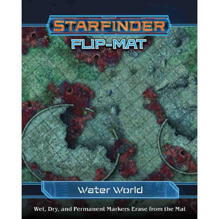 Paizo Starfinder Flip-Mat: Jungle World - Mappa Da Gioco Double-face: Giungla E Rovine Antiche - 2