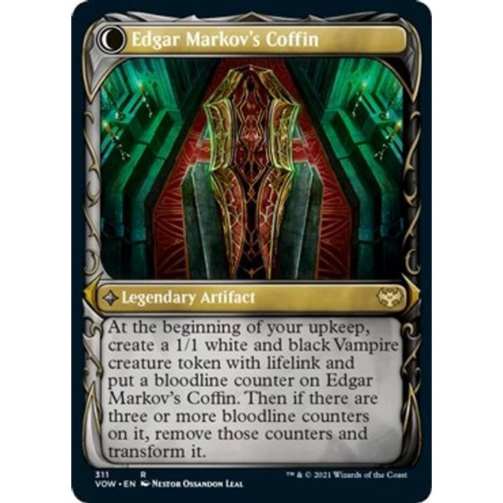 Edgar, Charmed Groom / Edgar Markov's Coffin: Rare #311 - Innistrad:  Crimson Vow (Showcase) - Game Nerdz