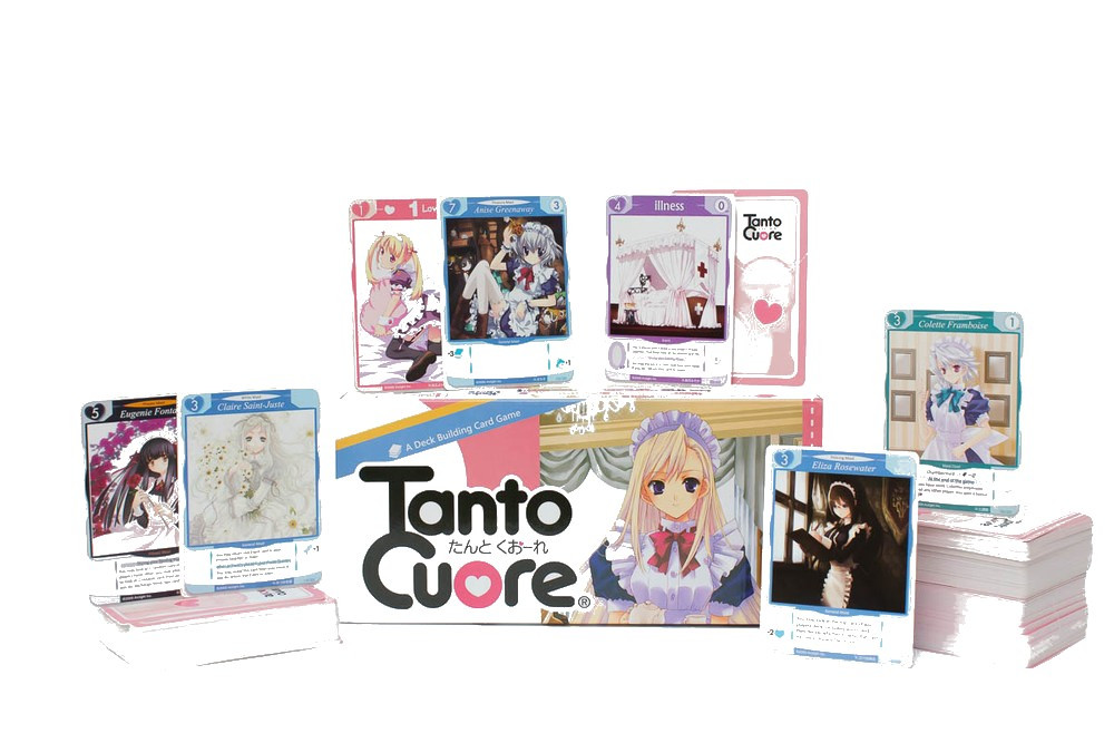 tanto cuore card sleeves Japanime Games Cuore: Romantic Vacation | Deck-Building Game | Anime-Inspired Game and Arclight | Featuring Maids and Butlers, 2-4 Players players account their Food Game Tanto Cuore