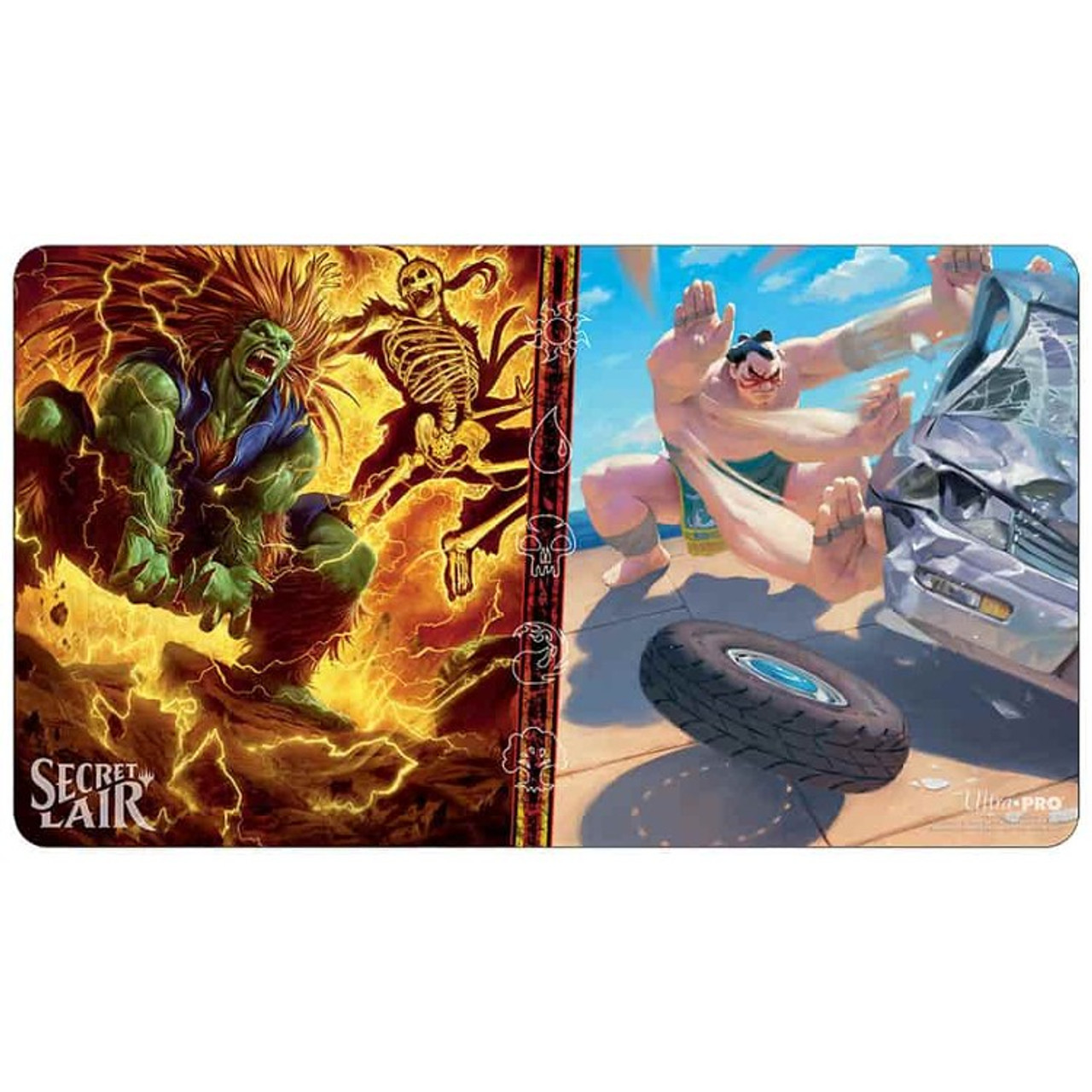 Ultra Pro Playmat: MTG Secret Lair x Street Fighter - Blanka & E