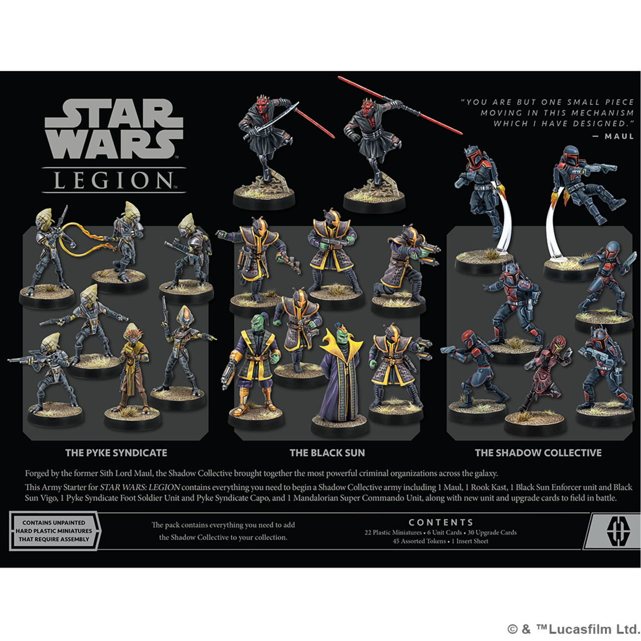 Star Wars Legion: Shadow Collective - Starter Set - Game Nerdz