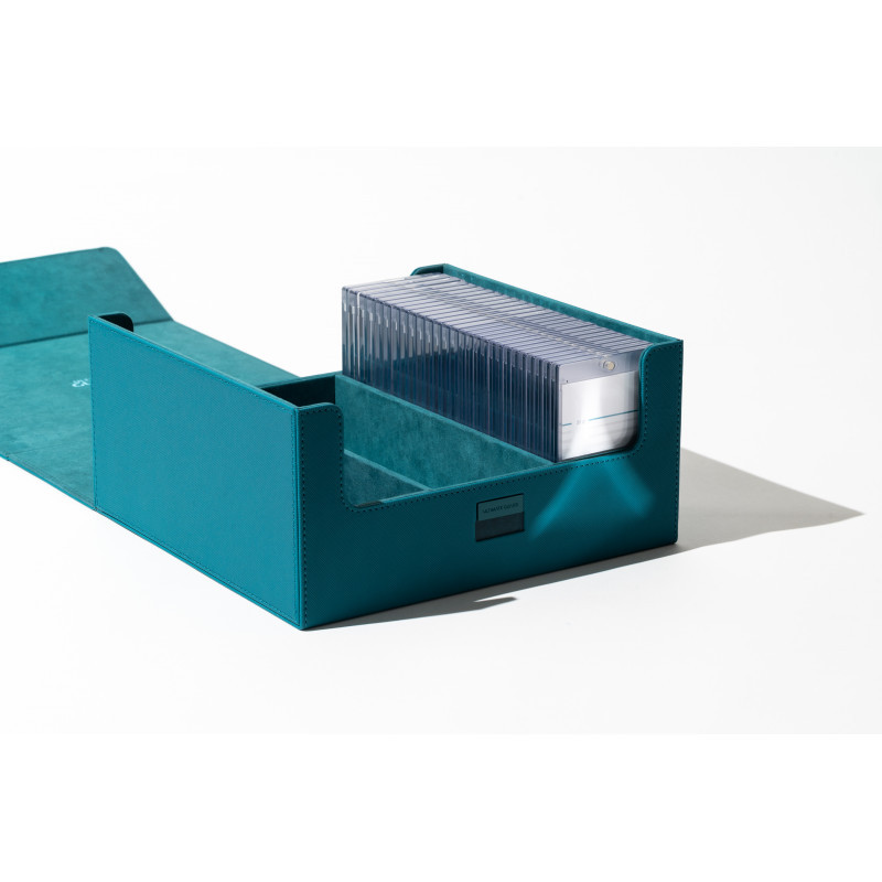 Caja Para Tarjetas Ultimate Guard Treasurehive 90+ - Almacena Hasta 90 Fundas Magnéticas, Material Xenoskin, Cierre Magnético