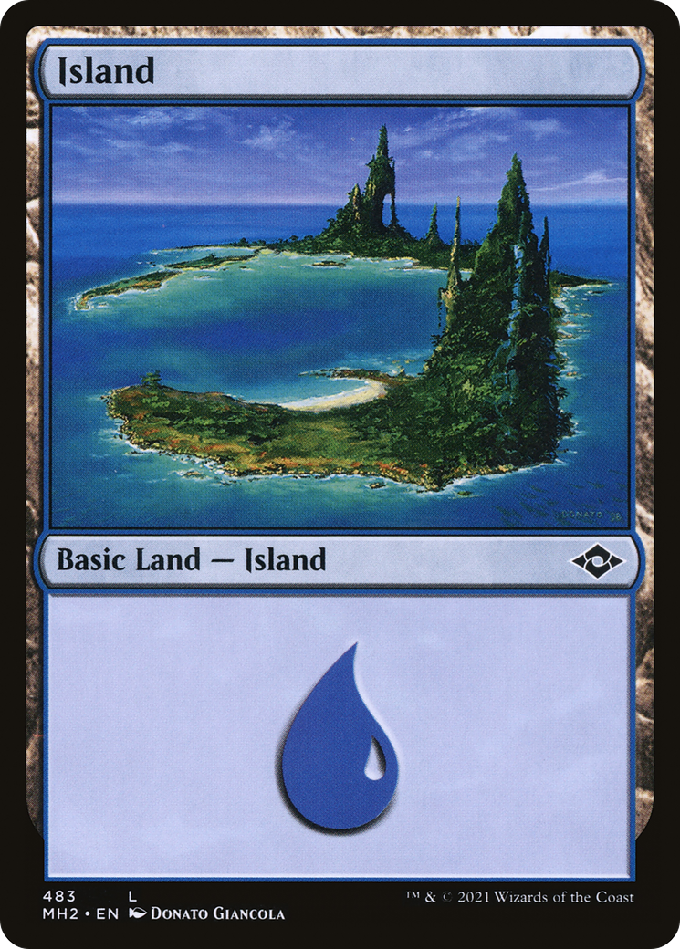 Island Etched Foil (MH2 483) Game Nerdz