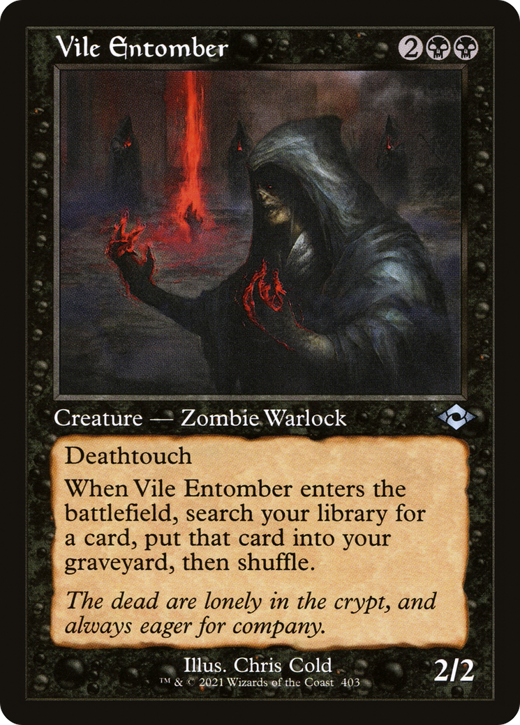 Vile Entomber (Retro Frame) Foil - Game Nerdz