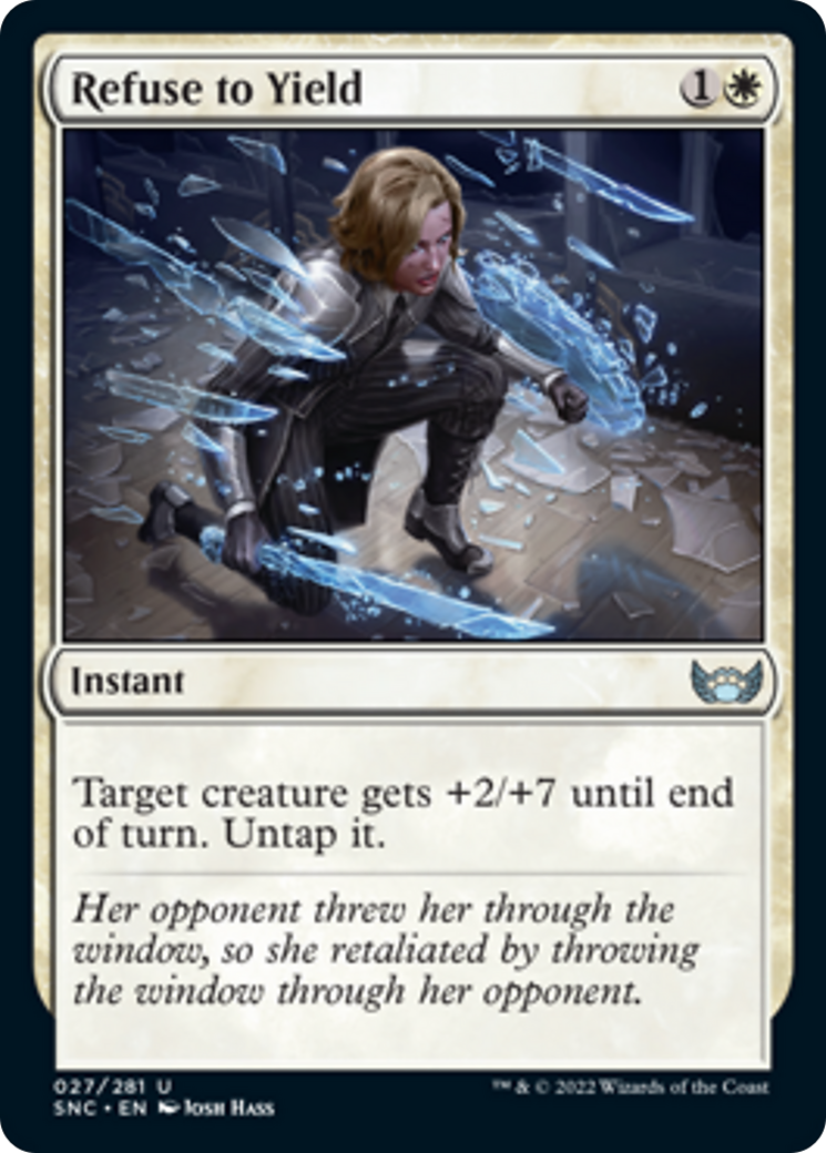 Refuse to Yield Foil - Game Nerdz