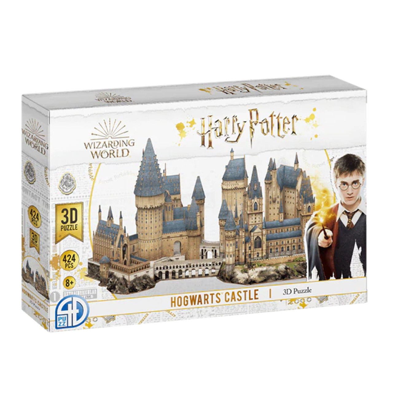 4D Cityscape puzzle - 3d puzzle: harry potter: hogwarts castle (medium) -  197 piece puzzles for kids and