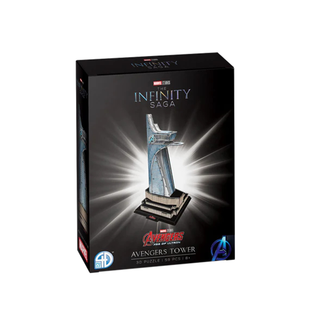 3D Puzzle: Marvel Studios The Infinity Saga/Avengers Age of Ultron -  Avengers Tower - Model Kit - Game Nerdz