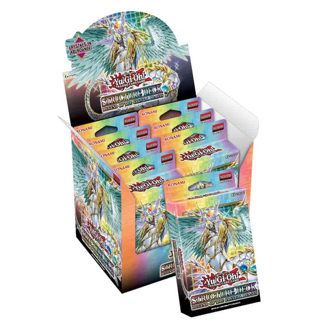 Yu Gi Oh Legend Of The Crystal Beasts Structure Deck Display 8 1st Edition Game Nerdz