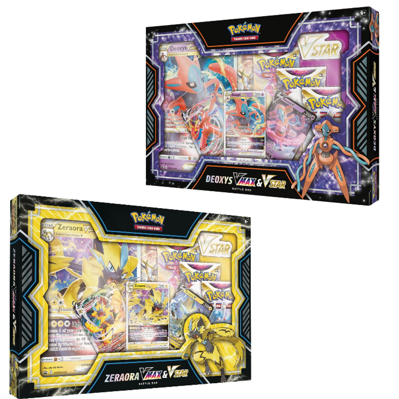Pokemon: Zeraora VMAX & VSTAR and Deoxys VMAX & VSTAR - Battle Box (Set of  2) (On Sale) - Game Nerdz