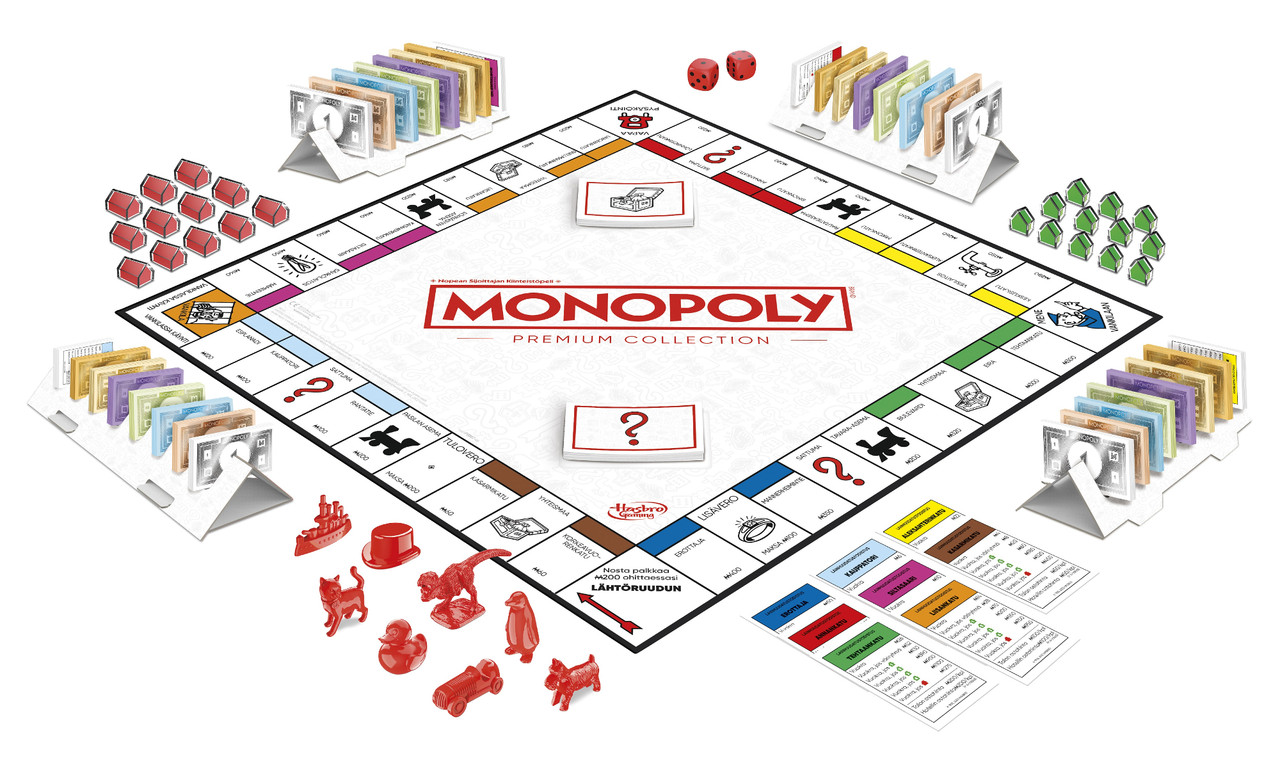 Monopoly Classico, Gioco da Tavola per Famiglie, Adulti, Bambini e Bambine da 2 a 6 Giocatori - Hasbro - Hasbro Gaming - Giochi di ruolo e strategia - Giocattoli